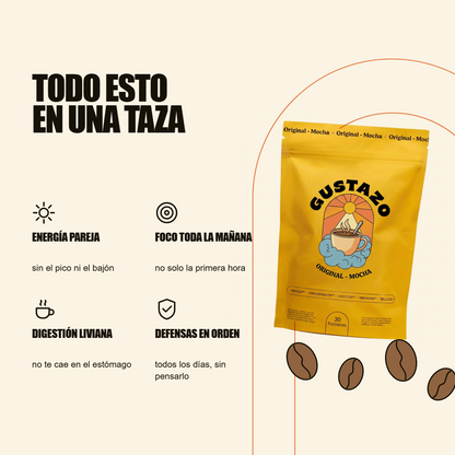 Mocha funcional en polvo