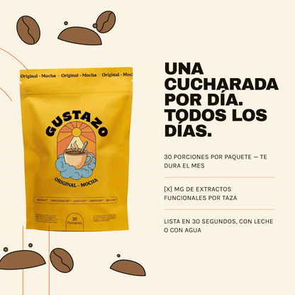 Mocha funcional en polvo